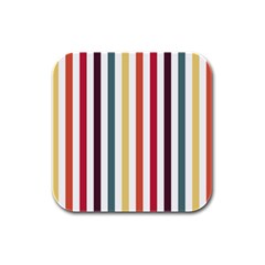 Pattern 45 Rubber Square Coaster (4 Pack) by GardenOfOphir