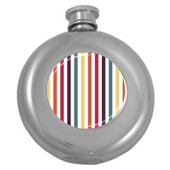 Pattern 45 Round Hip Flask (5 Oz) by GardenOfOphir