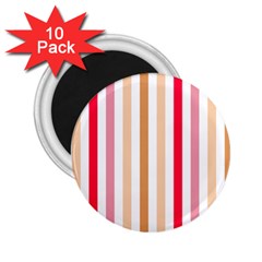 Stripe Pattern 2 25  Magnets (10 Pack)  by GardenOfOphir