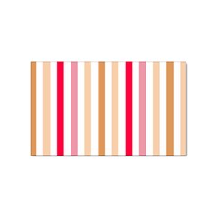 Stripe Pattern Sticker (rectangular) by GardenOfOphir