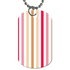 Stripe Pattern Dog Tag (two Sides) by GardenOfOphir