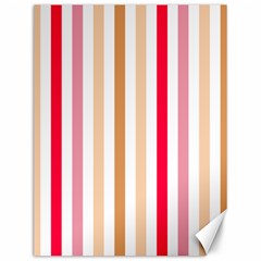 Stripe Pattern Canvas 12  X 16  by GardenOfOphir