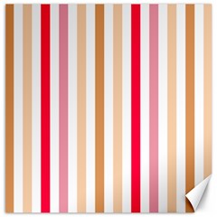 Stripe Pattern Canvas 16  X 16  by GardenOfOphir