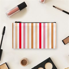 Stripe Pattern Cosmetic Bag (small) by GardenOfOphir