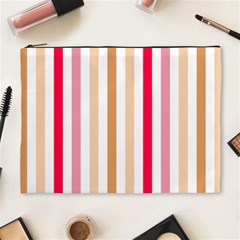 Stripe Pattern Cosmetic Bag (xl) by GardenOfOphir