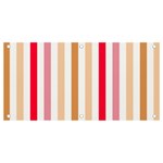 Stripe Pattern Banner and Sign 4  x 2  Front