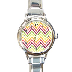 Pattern 40 Round Italian Charm Watch by GardenOfOphir