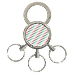 Pattern 46 3-ring Key Chain by GardenOfOphir