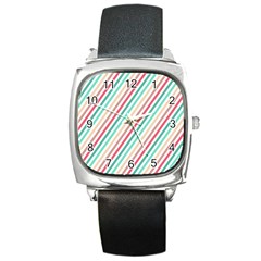 Pattern 46 Square Metal Watch by GardenOfOphir