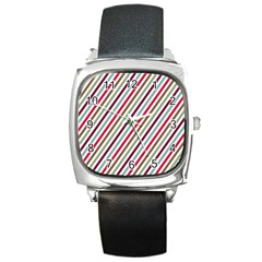 Pattern 47 Square Metal Watch by GardenOfOphir