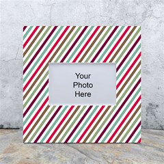 Pattern 47 White Box Photo Frame 4  X 6  by GardenOfOphir