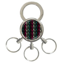 Pattern 48 3-ring Key Chain by GardenOfOphir