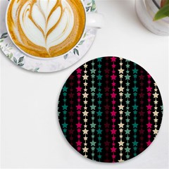 Pattern 48 Uv Print Round Tile Coaster by GardenOfOphir