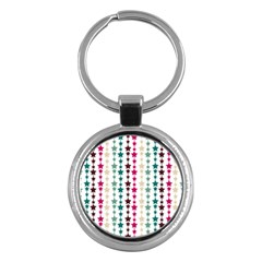 Pattern 49 Key Chain (round) by GardenOfOphir