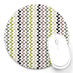 Pattern 51 Round Mousepad