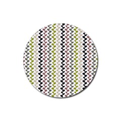 Pattern 51 Rubber Round Coaster (4 pack)