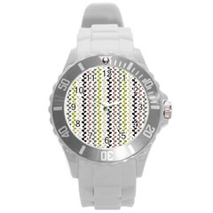 Pattern 51 Round Plastic Sport Watch (L)