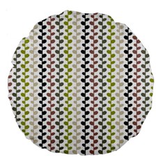 Pattern 51 Large 18  Premium Flano Round Cushions