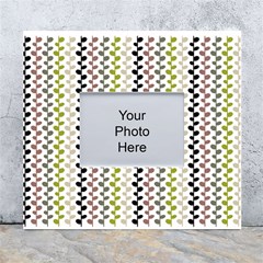 Pattern 51 White Wall Photo Frame 5  x 7 