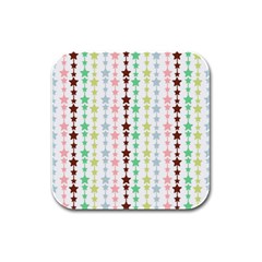 Pattern 50 Rubber Square Coaster (4 Pack) by GardenOfOphir