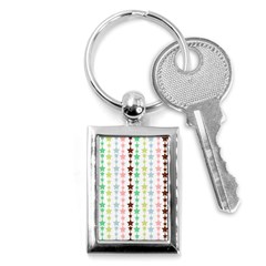 Pattern 50 Key Chain (rectangle) by GardenOfOphir