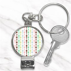 Pattern 50 Nail Clippers Key Chain by GardenOfOphir