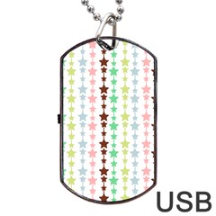 Pattern 50 Dog Tag Usb Flash (two Sides) by GardenOfOphir