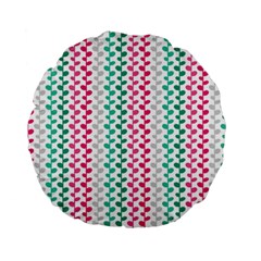 Pattern 52 Standard 15  Premium Flano Round Cushions by GardenOfOphir