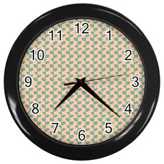 Pattern 53 Wall Clock (Black)