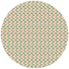 Pattern 53 Wooden Puzzle Round by GardenOfOphir