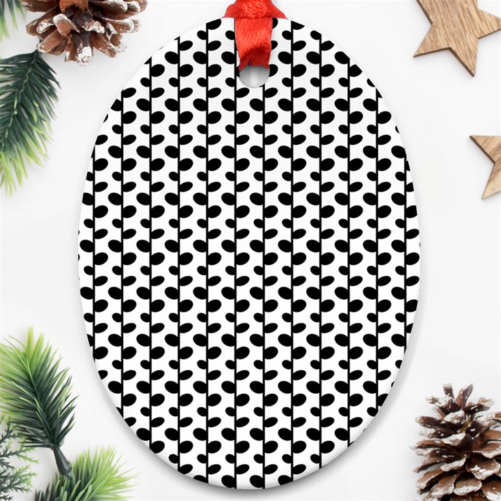 Pattern 54 Oval Ornament (Two Sides)