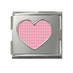 Pattern 55 Mega Link Heart Italian Charm (18mm) by GardenOfOphir