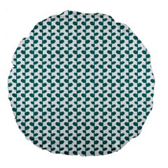 Pattern 56 Large 18  Premium Flano Round Cushions by GardenOfOphir