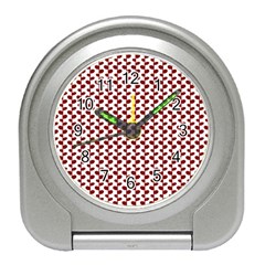 Pattern 57 Travel Alarm Clock by GardenOfOphir