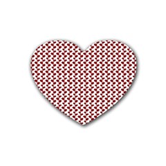 Pattern 57 Rubber Heart Coaster (4 Pack) by GardenOfOphir