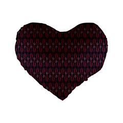 Pattern 60 Standard 16  Premium Flano Heart Shape Cushions