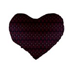 Pattern 60 Standard 16  Premium Flano Heart Shape Cushions Back