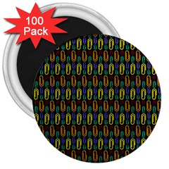 Pattern 61 3  Magnets (100 Pack) by GardenOfOphir