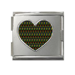 Pattern 61 Mega Link Heart Italian Charm (18mm) by GardenOfOphir