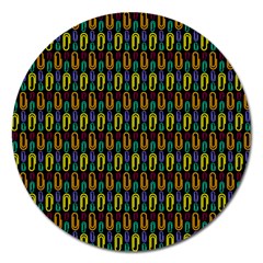 Pattern 61 Magnet 5  (round) by GardenOfOphir