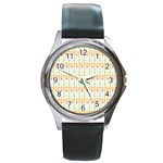 Pattern 62 Round Metal Watch Front