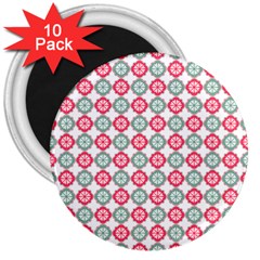 Elegant Pattern 3  Magnets (10 pack) 