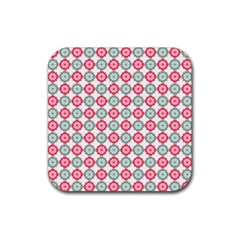 Elegant Pattern Rubber Coaster (square) by GardenOfOphir