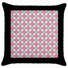 Elegant Pattern Throw Pillow Case (Black)