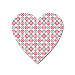 Elegant Pattern Heart Magnet