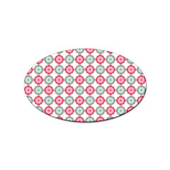 Elegant Pattern Sticker Oval (10 pack)