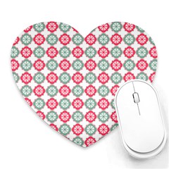 Elegant Pattern Heart Mousepad