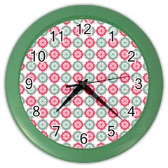 Elegant Pattern Color Wall Clock