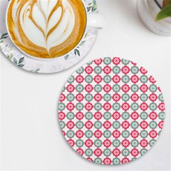 Elegant Pattern Uv Print Round Tile Coaster by GardenOfOphir