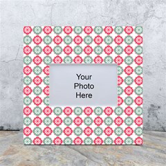 Elegant Pattern White Box Photo Frame 4  x 6 